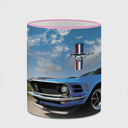 Кружка 3D Mustang, цвет: 3D-розовый кант — фото 2