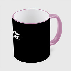 Кружка 3D My Chemical Romance spider, цвет: 3D-розовый кант