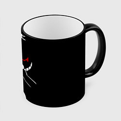 Кружка 3D Monokuma, цвет: 3D-черный кант