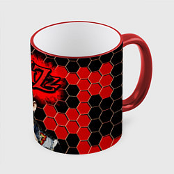 Кружка 3D Князь, цвет: 3D-красный кант