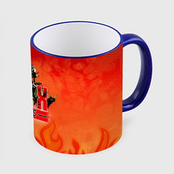 Кружка 3D Apex Legends, цвет: 3D-синий кант