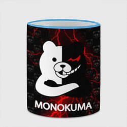 Кружка 3D MONOKUMA, цвет: 3D-небесно-голубой кант — фото 2