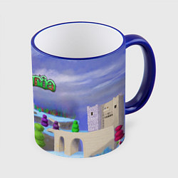 Кружка 3D Terraria, цвет: 3D-синий кант