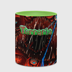 Кружка 3D Terraria, цвет: 3D-белый + светло-зеленый — фото 2