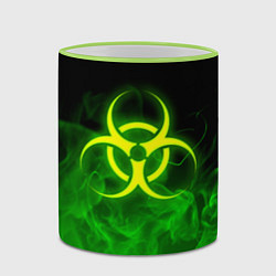Кружка 3D BIOHAZARD, цвет: 3D-светло-зеленый кант — фото 2