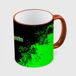 Кружка 3D Terraria, цвет: 3D-оранжевый кант