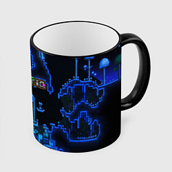 Кружка 3D Terraria, цвет: 3D-черный кант