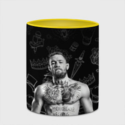 Кружка 3D CONOR McGREGOR, цвет: 3D-белый + желтый — фото 2