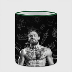 Кружка 3D CONOR McGREGOR, цвет: 3D-зеленый кант — фото 2