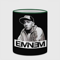 Кружка 3D Eminem, цвет: 3D-зеленый кант — фото 2