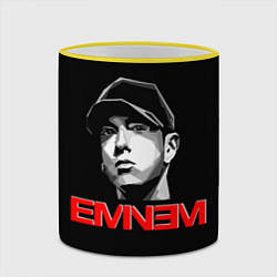 Кружка 3D Eminem, цвет: 3D-желтый кант — фото 2