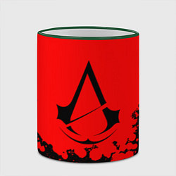 Кружка 3D Assassin’s Creed, цвет: 3D-зеленый кант — фото 2