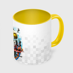Кружка 3D PORTAL, цвет: 3D-белый + желтый
