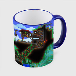 Кружка 3D TERRARIA, цвет: 3D-синий кант