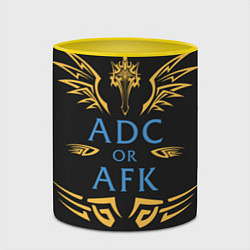 Кружка 3D ADC of AFK, цвет: 3D-белый + желтый — фото 2