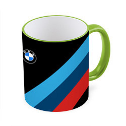 Кружка 3D BMW, цвет: 3D-светло-зеленый кант