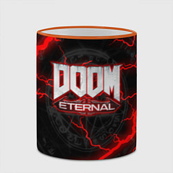 Кружка 3D DOOM ETERNAL, цвет: 3D-оранжевый кант — фото 2