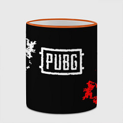 Кружка 3D PUBG, цвет: 3D-оранжевый кант — фото 2