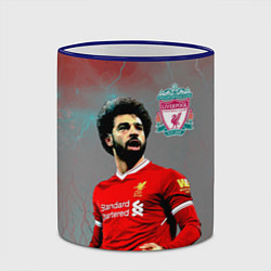 Кружка 3D Mohamed Salah, цвет: 3D-синий кант — фото 2