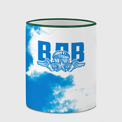 Кружка 3D ВДВ, цвет: 3D-зеленый кант — фото 2