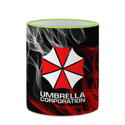 Кружка 3D UMBRELLA CORP, цвет: 3D-светло-зеленый кант — фото 2