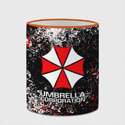 Кружка 3D UMBRELLA CORP, цвет: 3D-оранжевый кант — фото 2