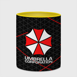 Кружка 3D UMBRELLA CORP, цвет: 3D-белый + желтый — фото 2