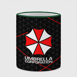 Кружка 3D UMBRELLA CORP, цвет: 3D-зеленый кант — фото 2