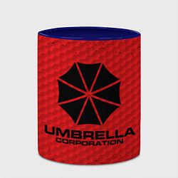 Кружка 3D Umbrella Corporation, цвет: 3D-белый + синий — фото 2