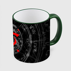 Кружка 3D DOOM, цвет: 3D-зеленый кант