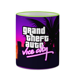 Кружка 3D GTA:VICE CITY, цвет: 3D-светло-зеленый кант — фото 2