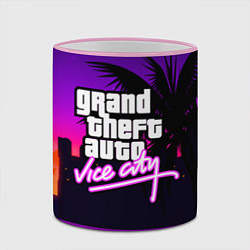 Кружка 3D GTA:VICE CITY, цвет: 3D-розовый кант — фото 2