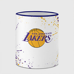 Кружка 3D LA LAKERS, цвет: 3D-синий кант — фото 2