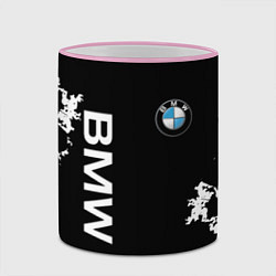 Кружка 3D BMW, цвет: 3D-розовый кант — фото 2