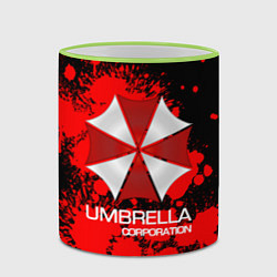 Кружка 3D UMBRELLA CORP, цвет: 3D-светло-зеленый кант — фото 2