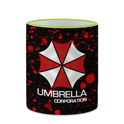 Кружка 3D UMBRELLA CORP, цвет: 3D-светло-зеленый кант — фото 2