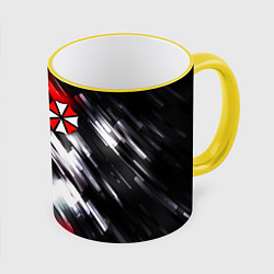 Кружка 3D UMBRELLA CORPORATION, цвет: 3D-желтый кант