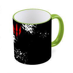 Кружка 3D THE WITCHER, цвет: 3D-светло-зеленый кант