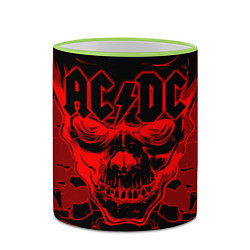 Кружка 3D ACDC, цвет: 3D-светло-зеленый кант — фото 2
