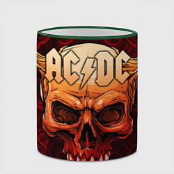 Кружка 3D ACDC, цвет: 3D-зеленый кант — фото 2