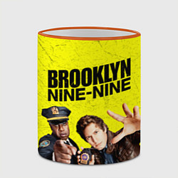 Кружка 3D Brooklyn Nine-Nine, цвет: 3D-оранжевый кант — фото 2