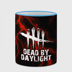 Кружка 3D Dead by Daylight, цвет: 3D-небесно-голубой кант — фото 2