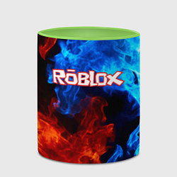 Кружка 3D ROBLOX, цвет: 3D-белый + светло-зеленый — фото 2