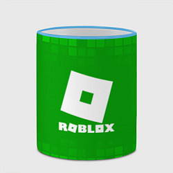 Кружка 3D Roblox, цвет: 3D-небесно-голубой кант — фото 2