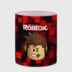 Кружка 3D ROBLOX, цвет: 3D-розовый кант — фото 2