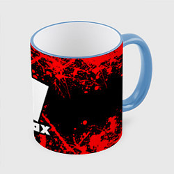 Кружка 3D Roblox, цвет: 3D-небесно-голубой кант