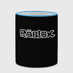 Кружка 3D Roblox, цвет: 3D-небесно-голубой кант — фото 2