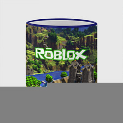 Кружка 3D ROBLOX, цвет: 3D-синий кант — фото 2