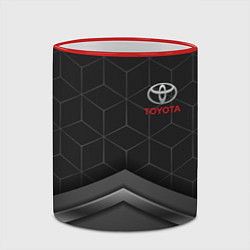 Кружка 3D TOYOTA, цвет: 3D-красный кант — фото 2