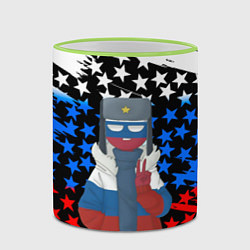 Кружка 3D CountryHumans, цвет: 3D-светло-зеленый кант — фото 2
